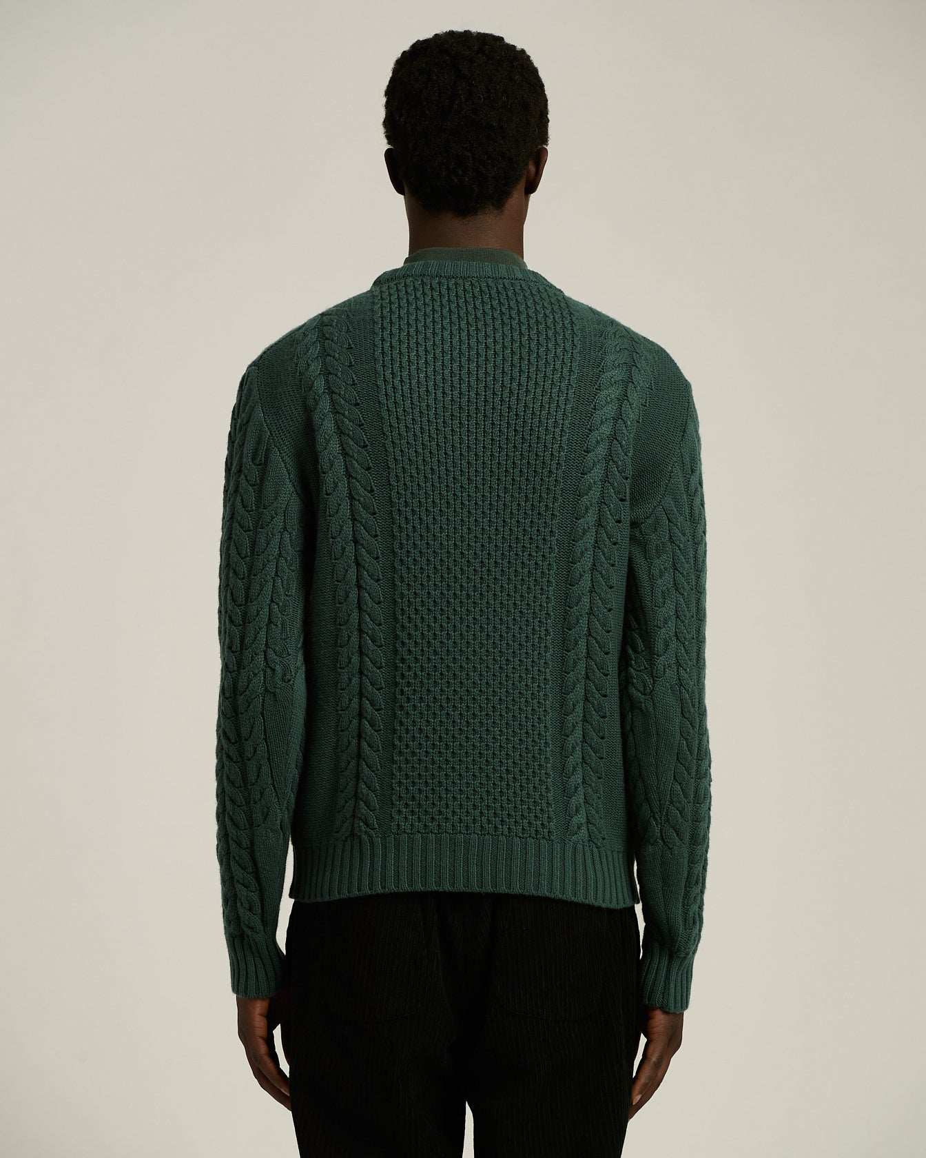 CASHMERE JUMPER WITH BRAID