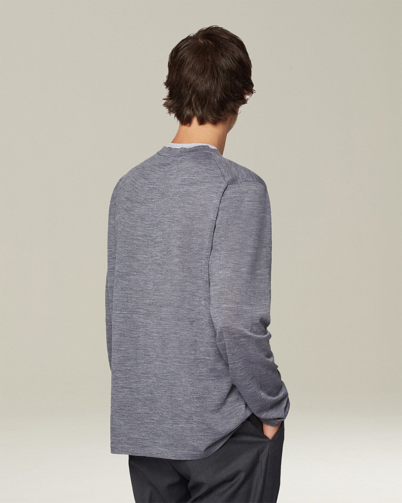 MELANGE WOOL T-SHIRT