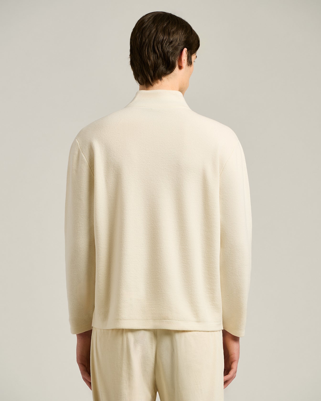 PURE CASHMERE TURTLENECK SWEATSHIRT