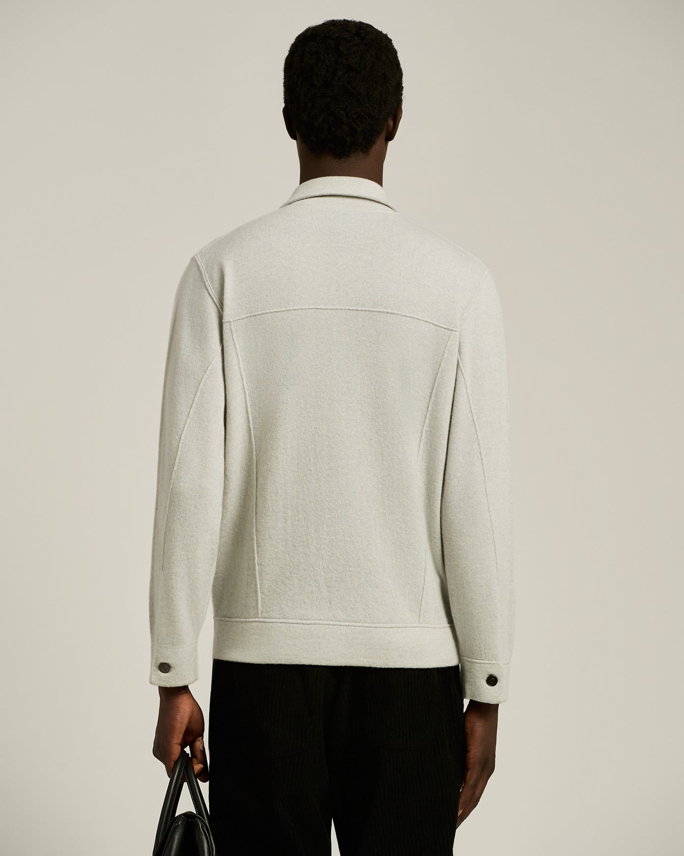 PURE CASHMERE OVERSHIRT