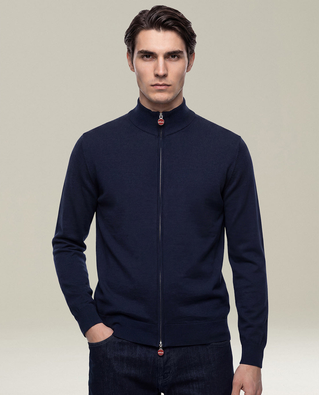 NAVY BLUE WOOL JACKET