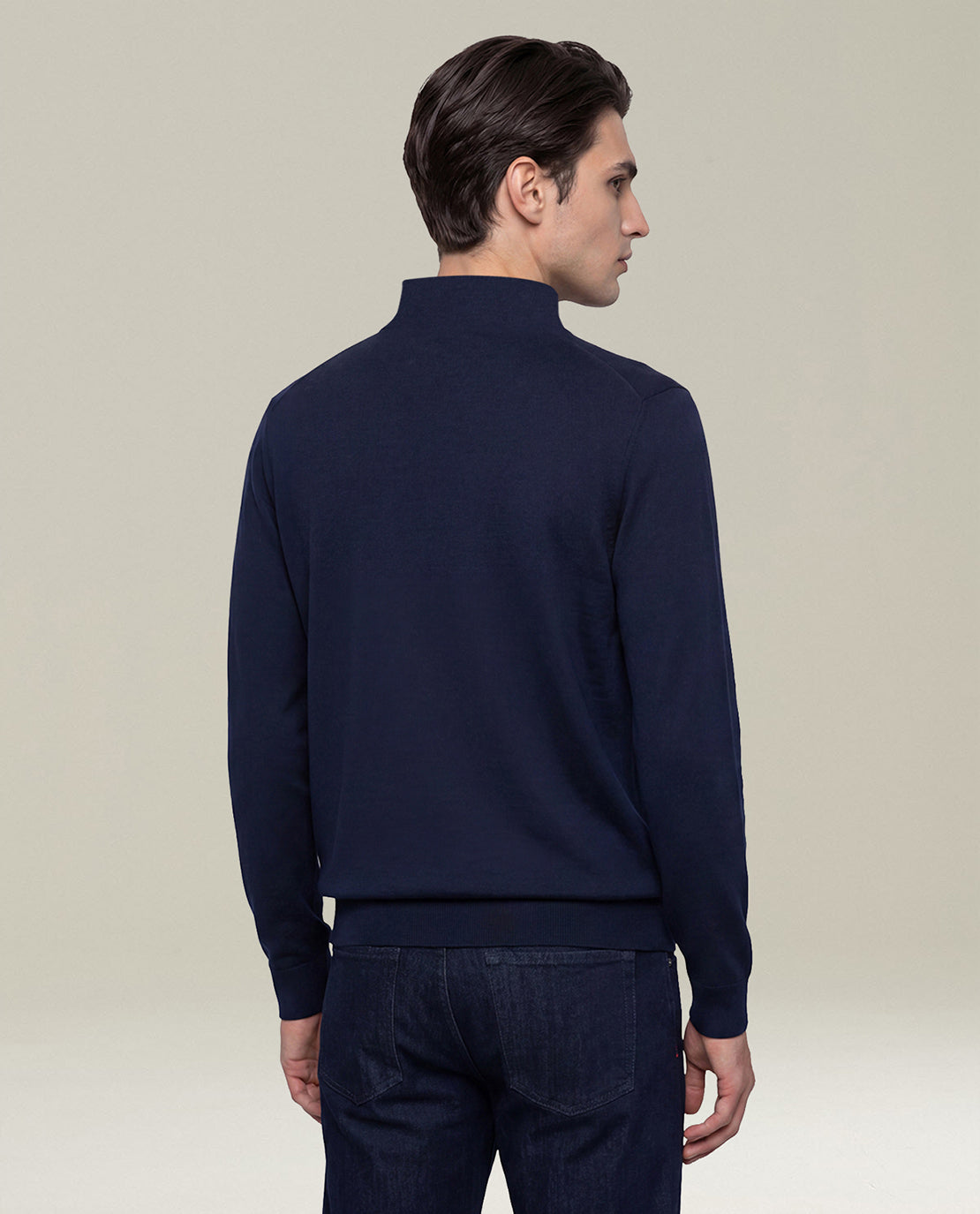 NAVY BLUE WOOL JACKET