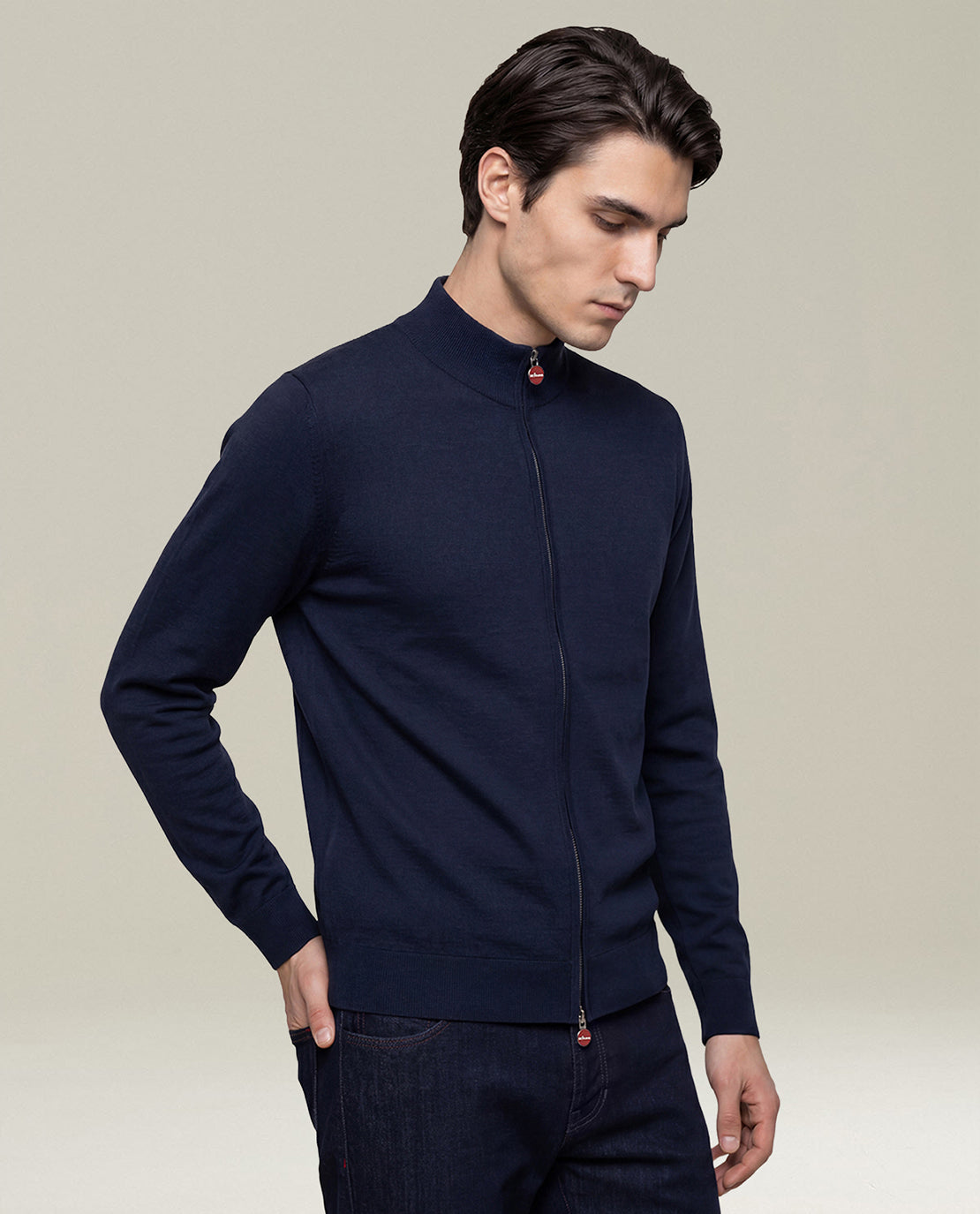 NAVY BLUE WOOL JACKET