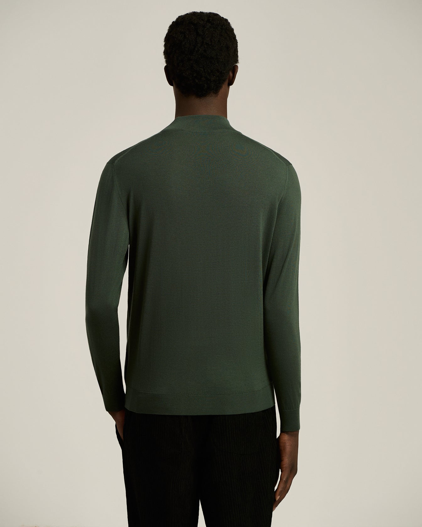BLUE DIAMOND MOCK NECK TOP