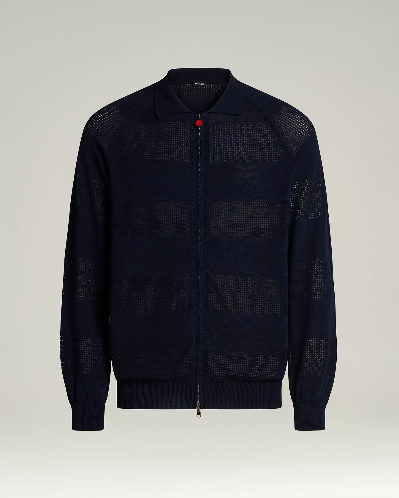 LONG-SLEEVED ZIPPED BOMBER JACKET