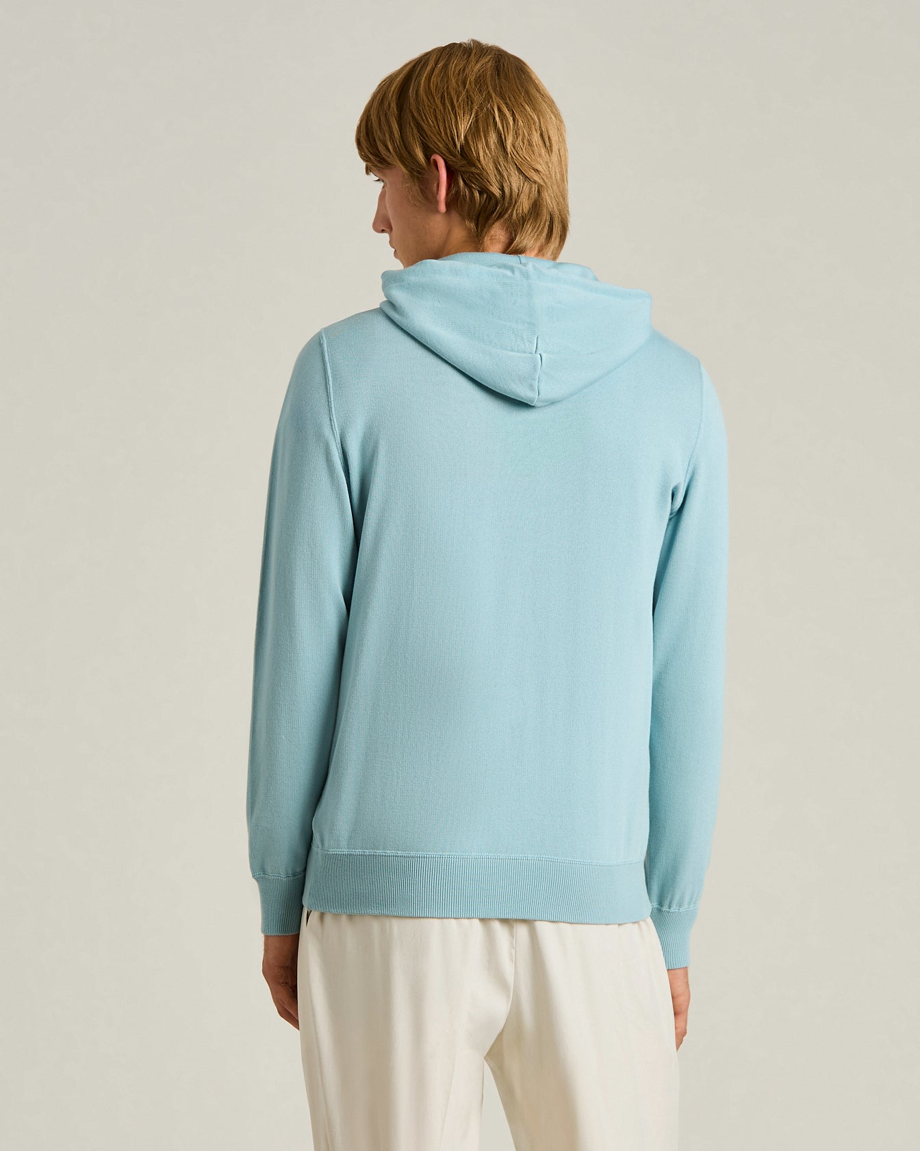 PURE COTTON HOODED SWEATSHIRT