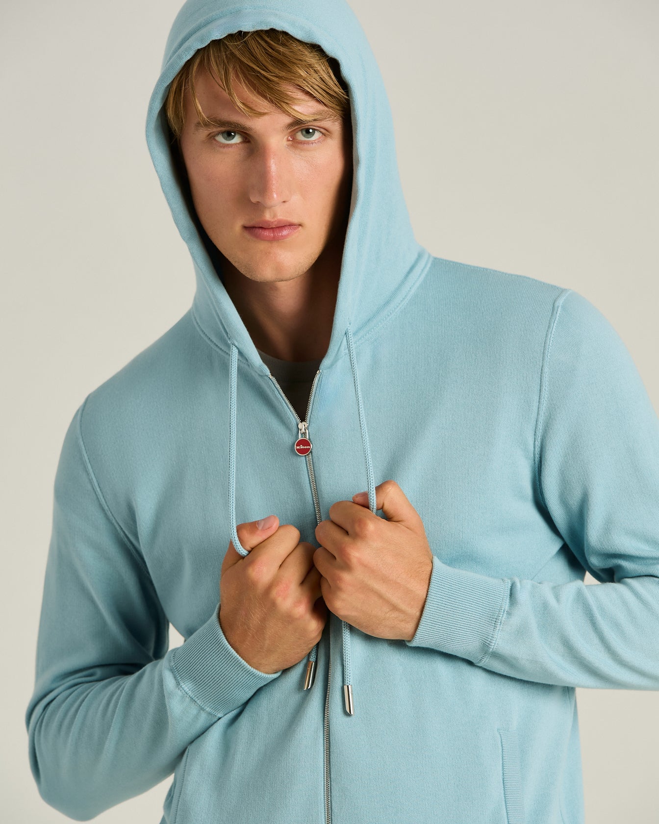 PURE COTTON HOODED SWEATSHIRT