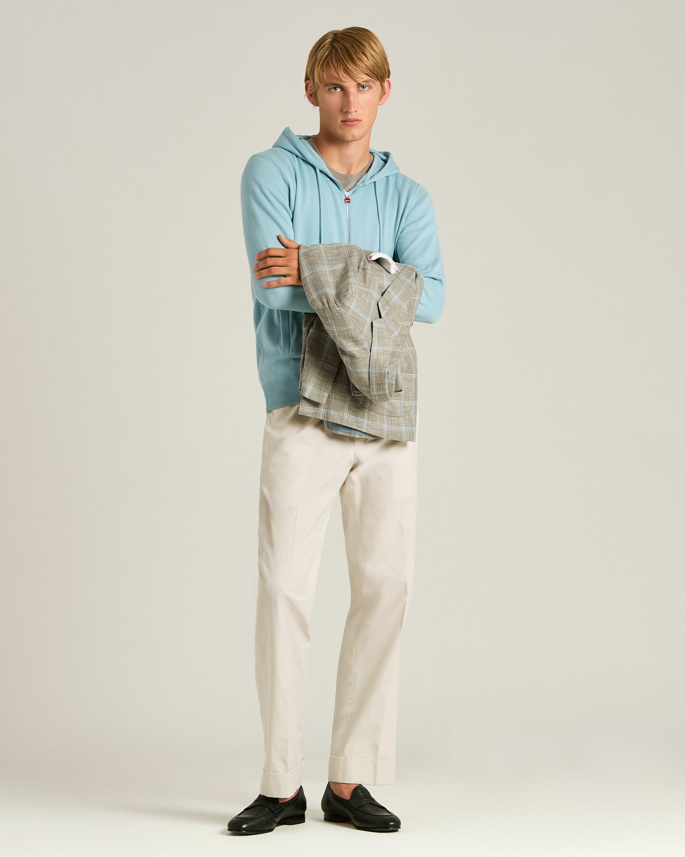 PURE COTTON HOODED SWEATSHIRT