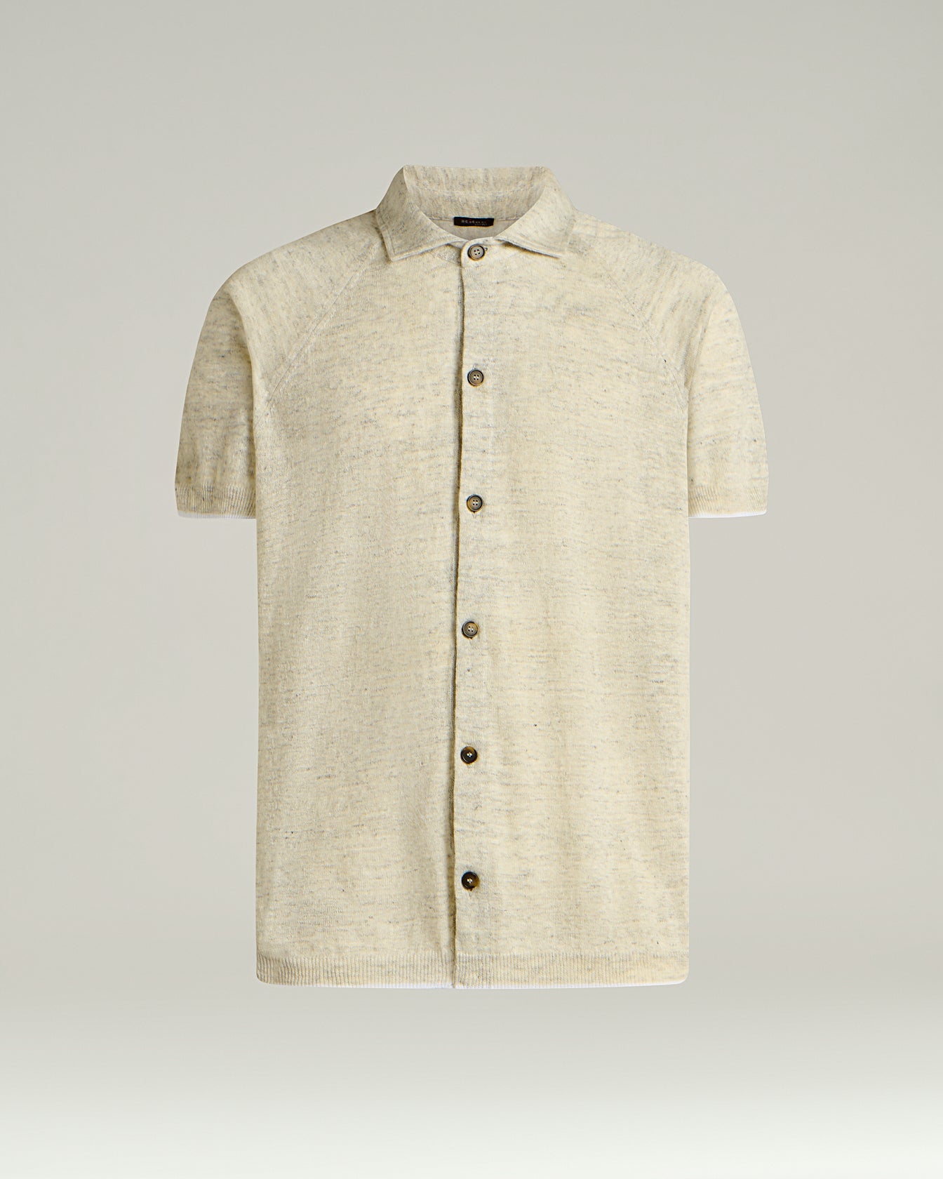 PURE LINEN SHORT-SLEEVED SHIRT