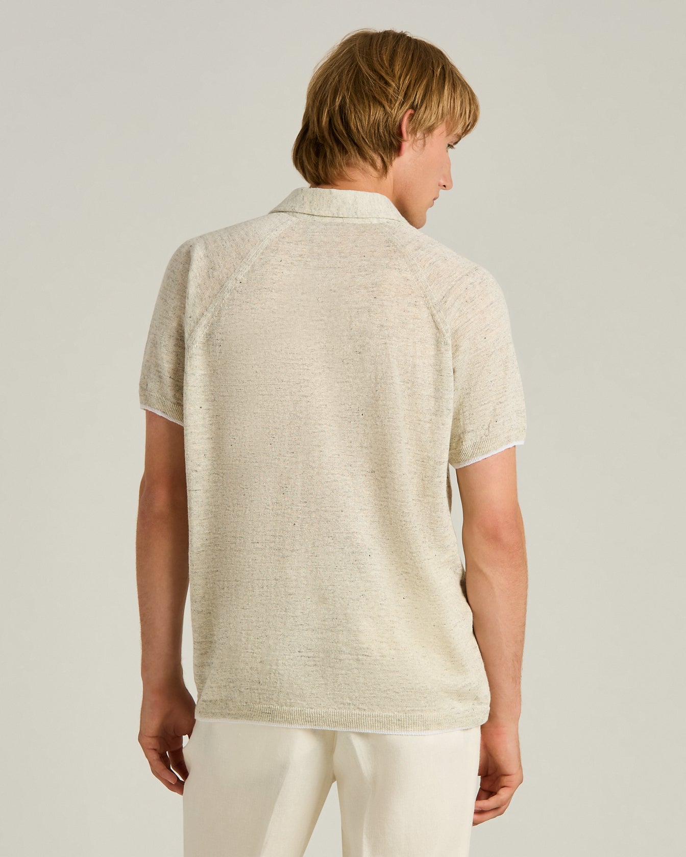PURE LINEN SHORT-SLEEVED SHIRT