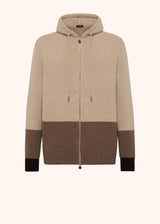 COLOUR BLOCK CASHMERE BOMBER JACKET