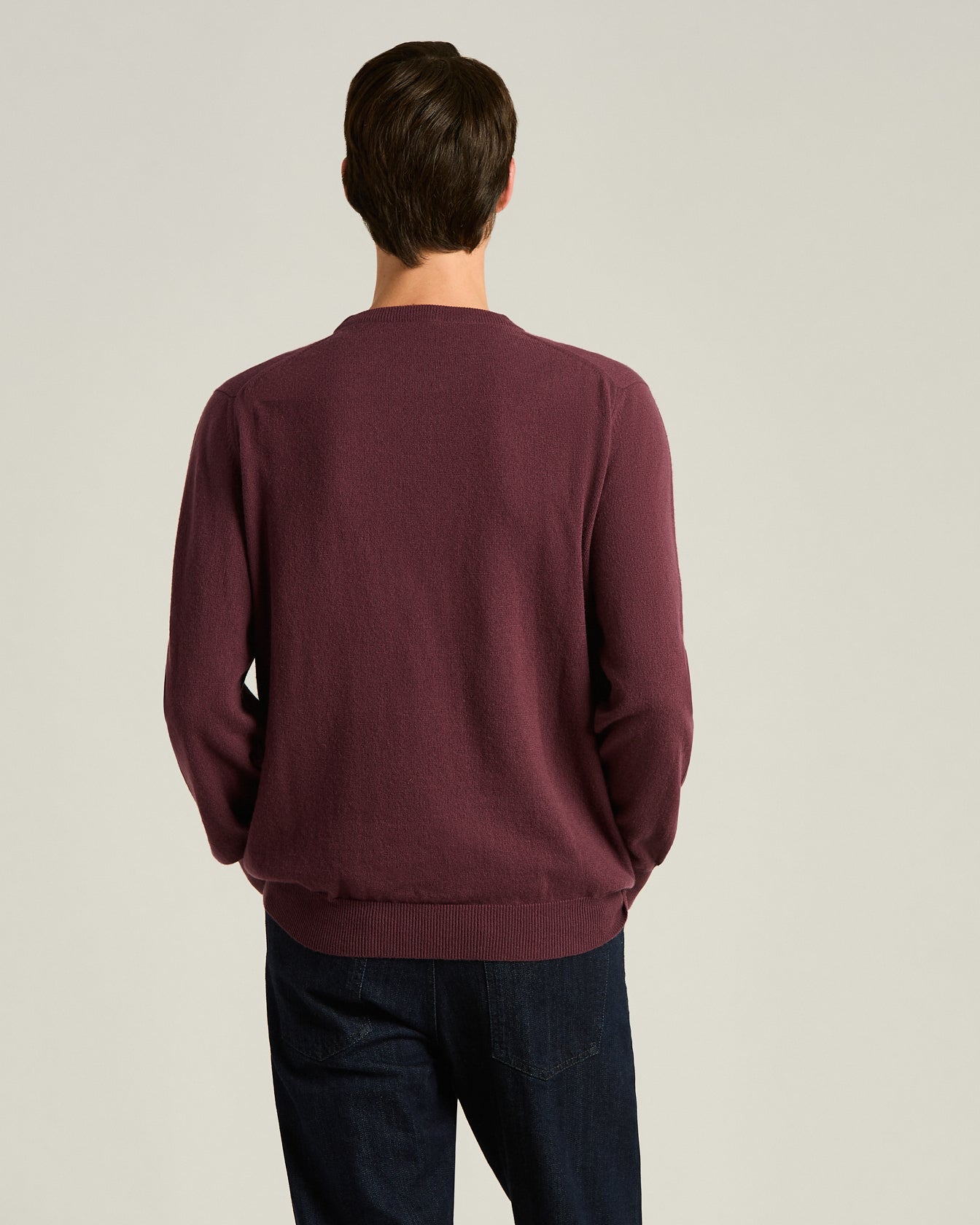 PURE CASHMERE CREW NECK SWEATER