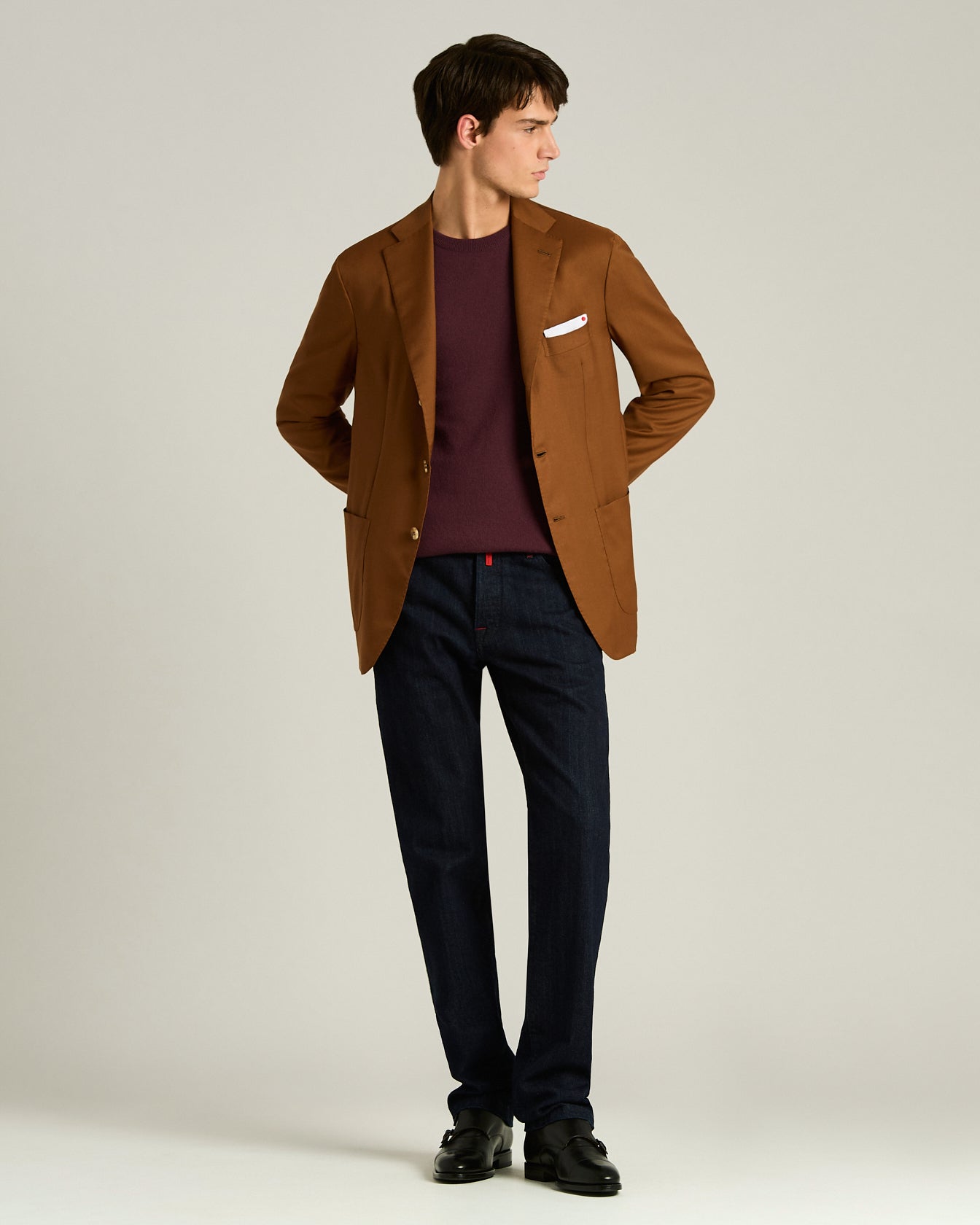 PURE CASHMERE CREW NECK SWEATER