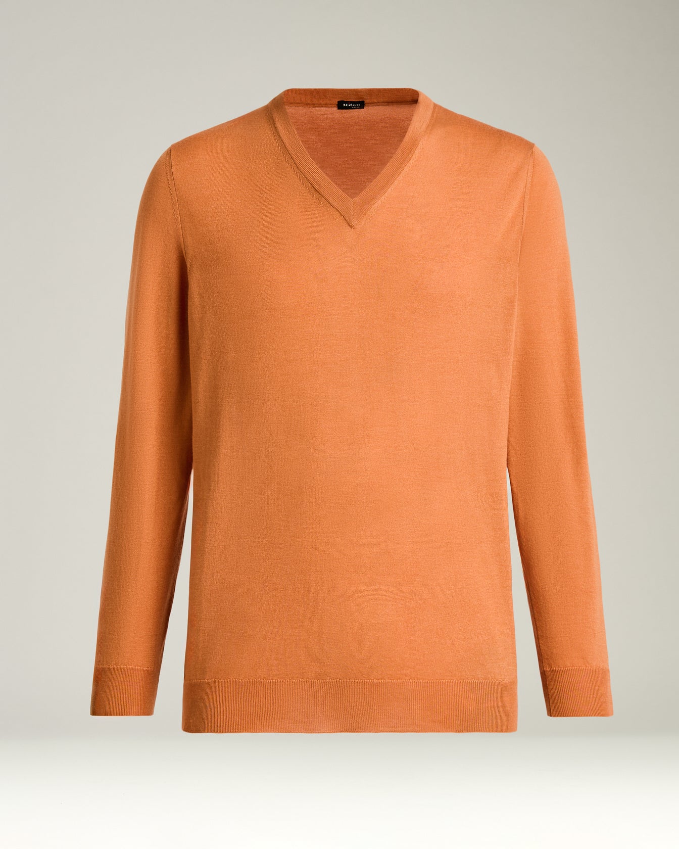 CASHMERE AND SILK V-NECK SWEATER