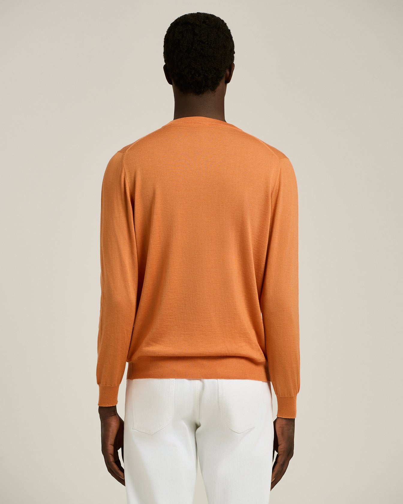CASHMERE AND SILK V-NECK SWEATER