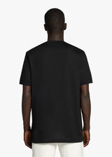 Knt black t-shirt for man, in cotton 3