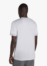 Knt pearl grey t-shirt s/s in cotton 3