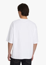 Knt white t-shirt s/s for man, in cotton 3