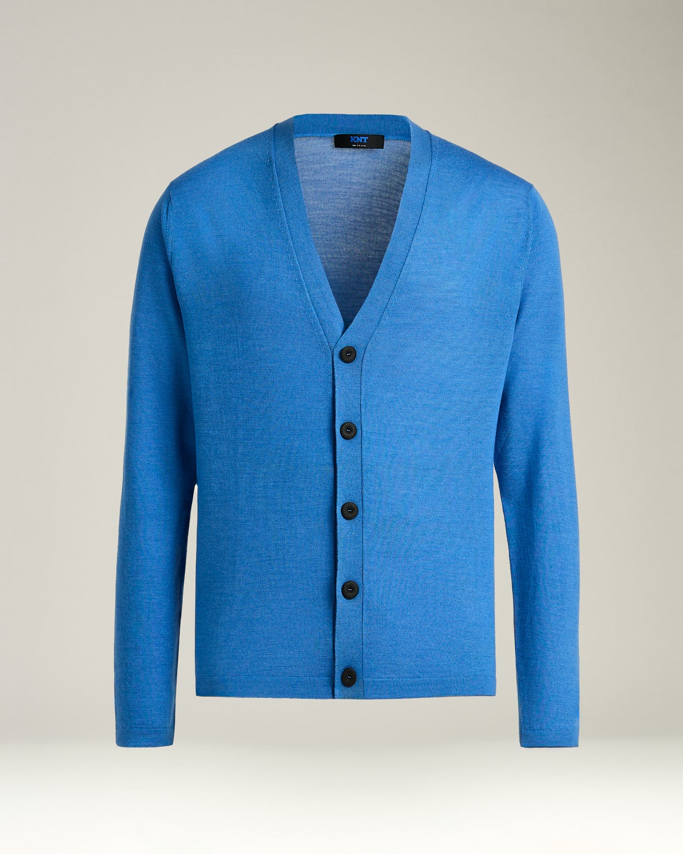 lightweight virgin wool and silk cardigan