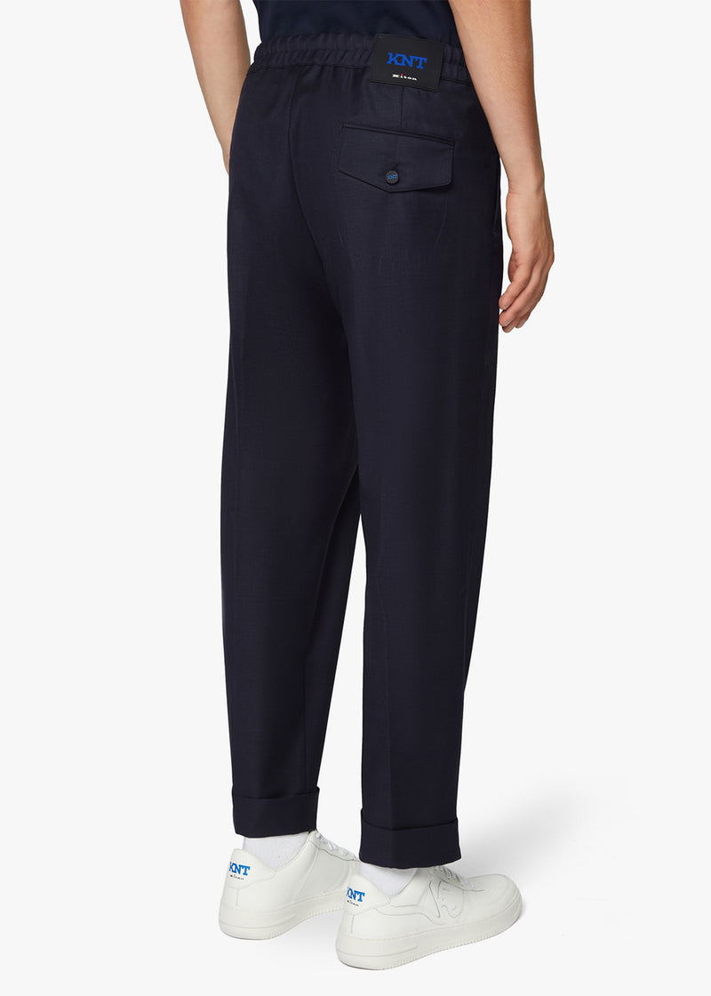 WOOL RELAXED TROUSERS