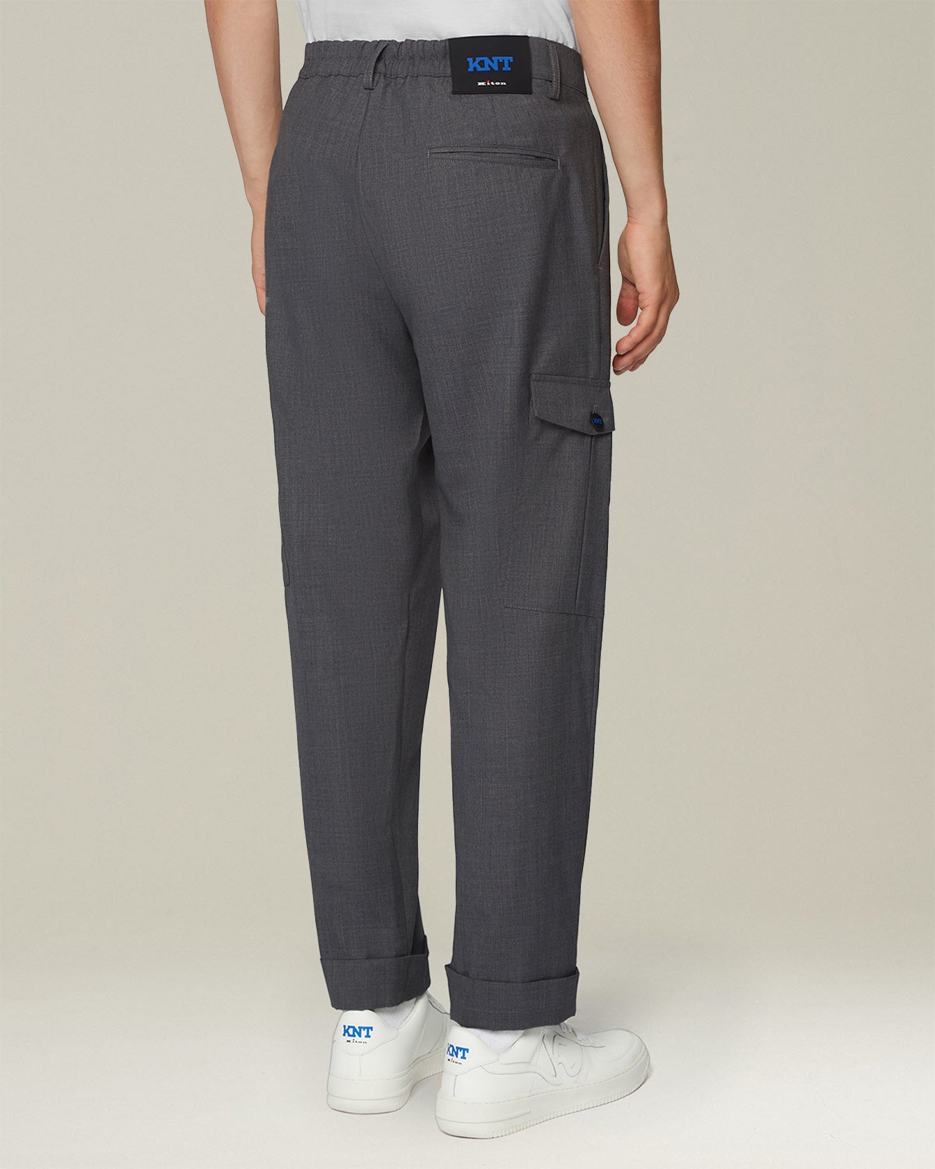 WOOL CARGO TROUSERS