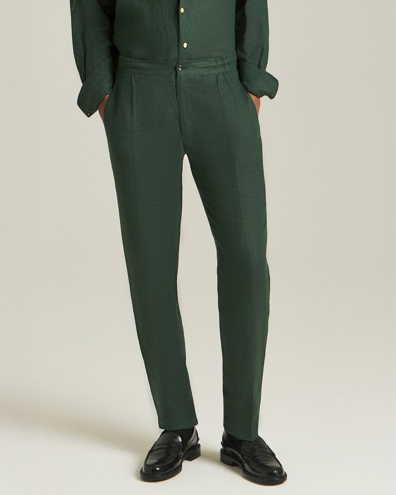 COMFORT LINEN TROUSERS