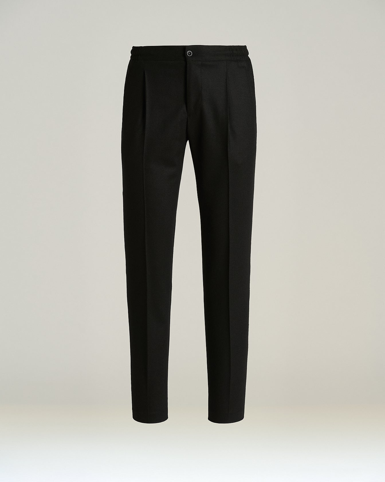 WOOL AND CASHMERE TROUSERS WITH INTERNAL DRAWSTRING