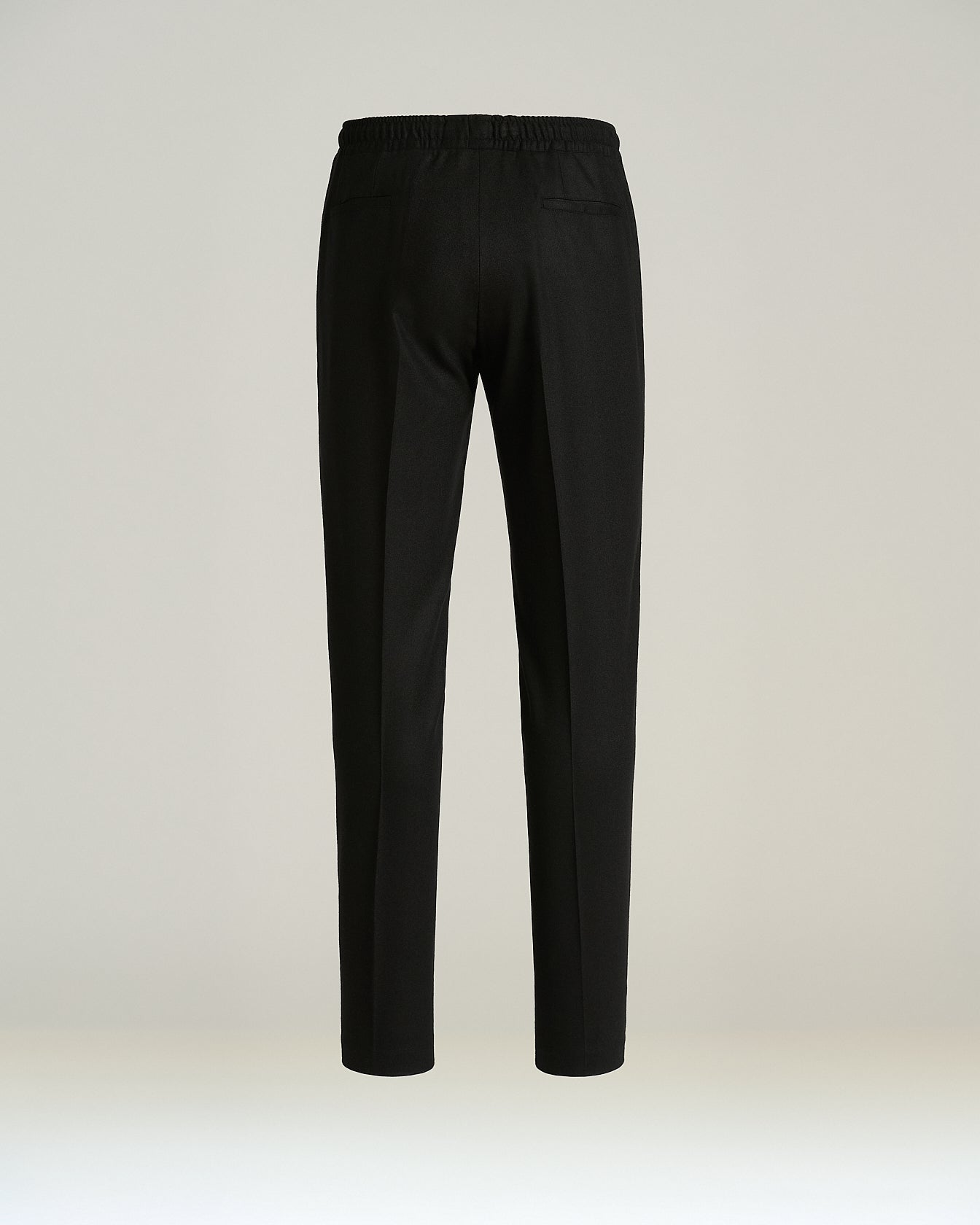 WOOL AND CASHMERE TROUSERS WITH INTERNAL DRAWSTRING