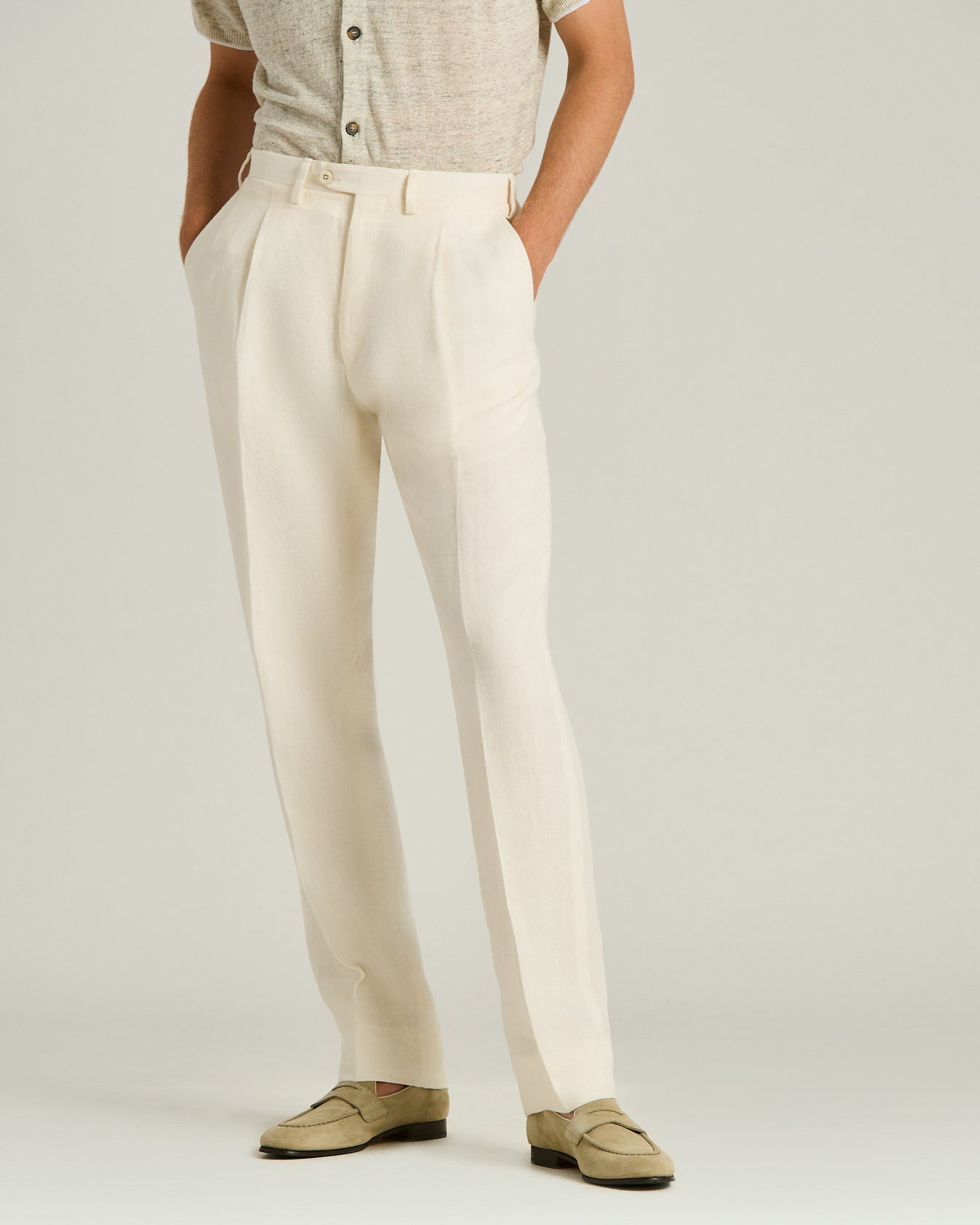 PURE LINEN TROUSERS