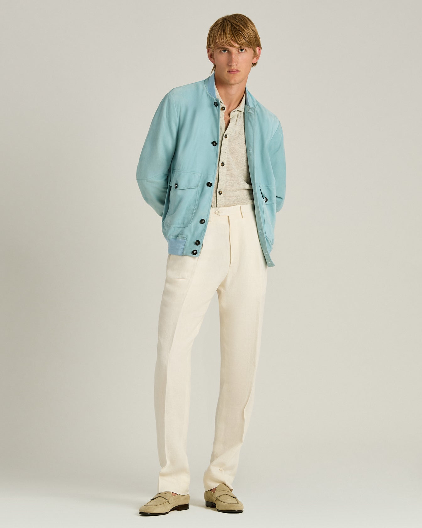 PURE LINEN TROUSERS