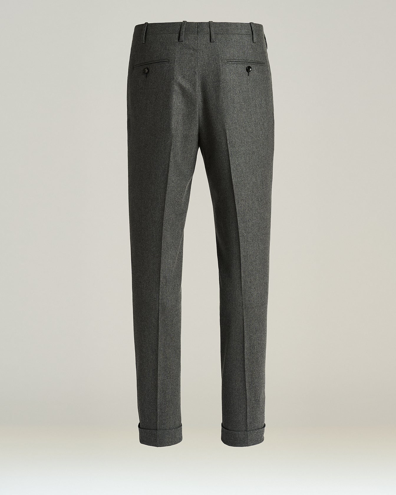 WOOL TROUSERS WITH FRONT PLEATS