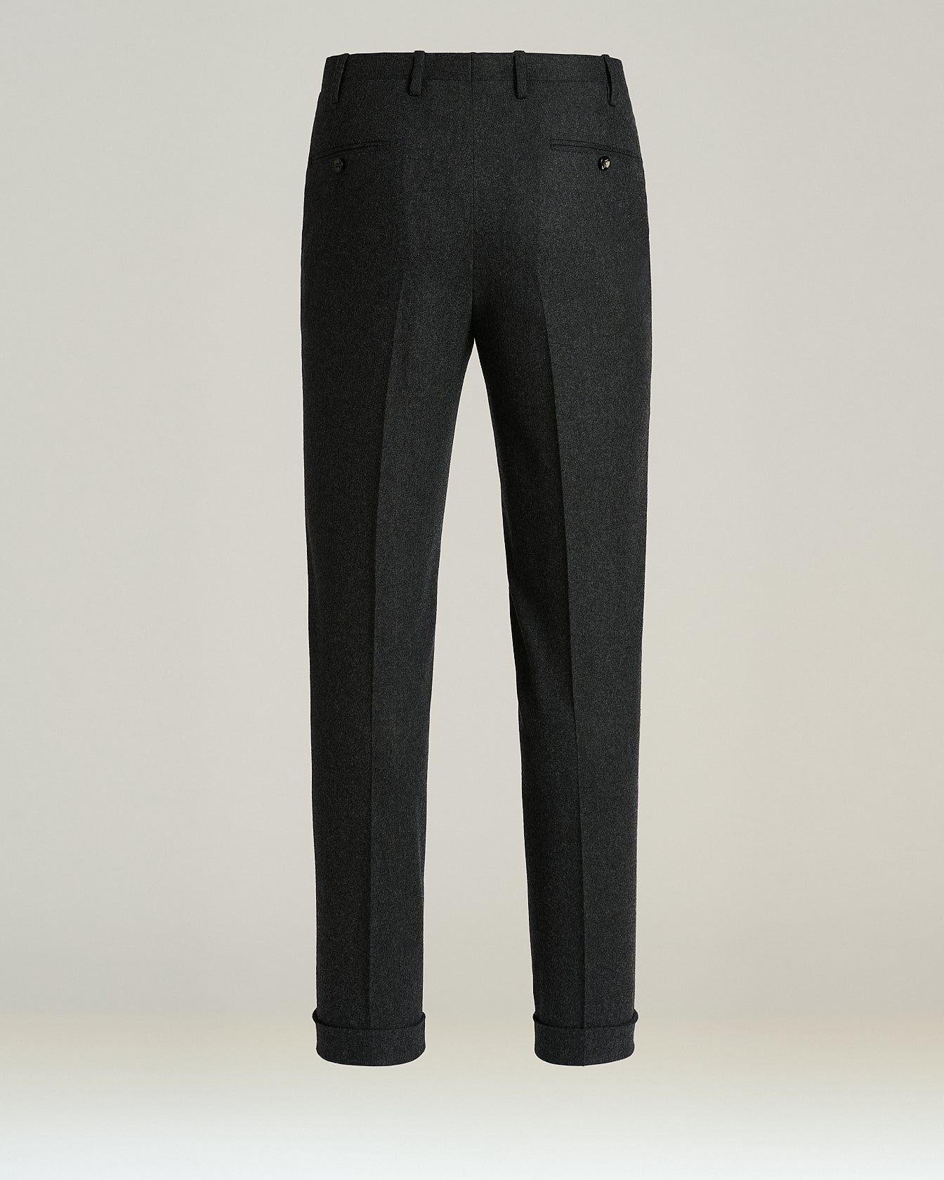 WOOL TROUSERS WITH FRONT PLEATS