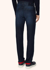 DENIM AND CASHMERE TAILORED JEANS