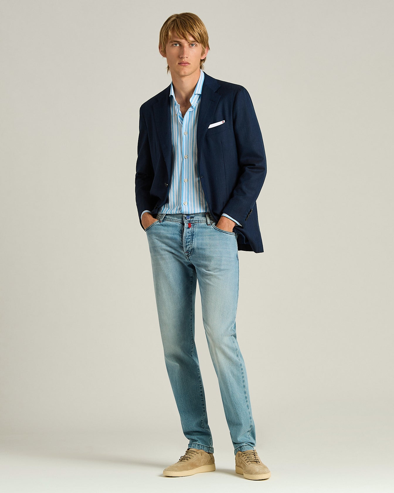 Men's Premium Denim Jeans Made in Italy | Kiton