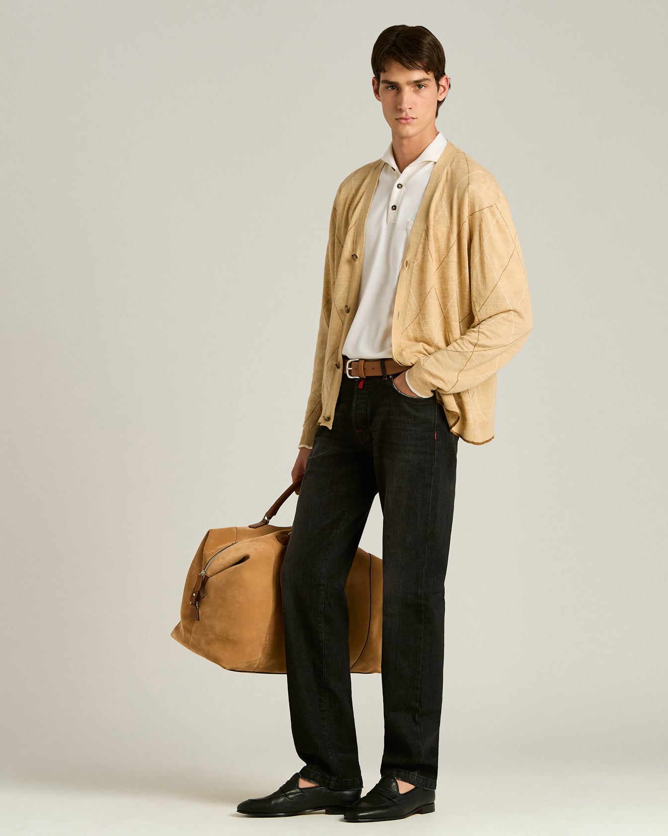 TAILORED 5-POCKET STRETCH COTTON DENIM
