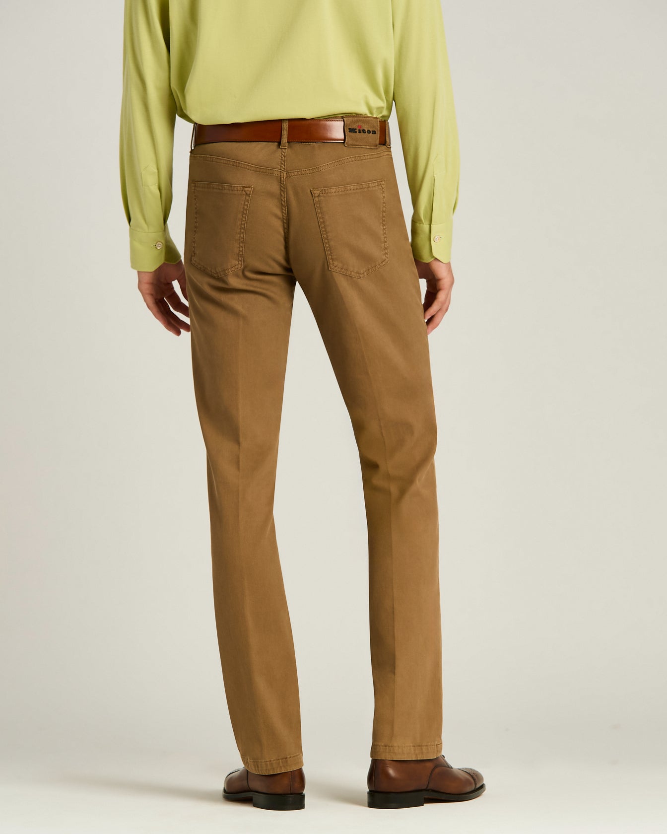STRETCH COTTON FIVE-POCKET TROUSERS
