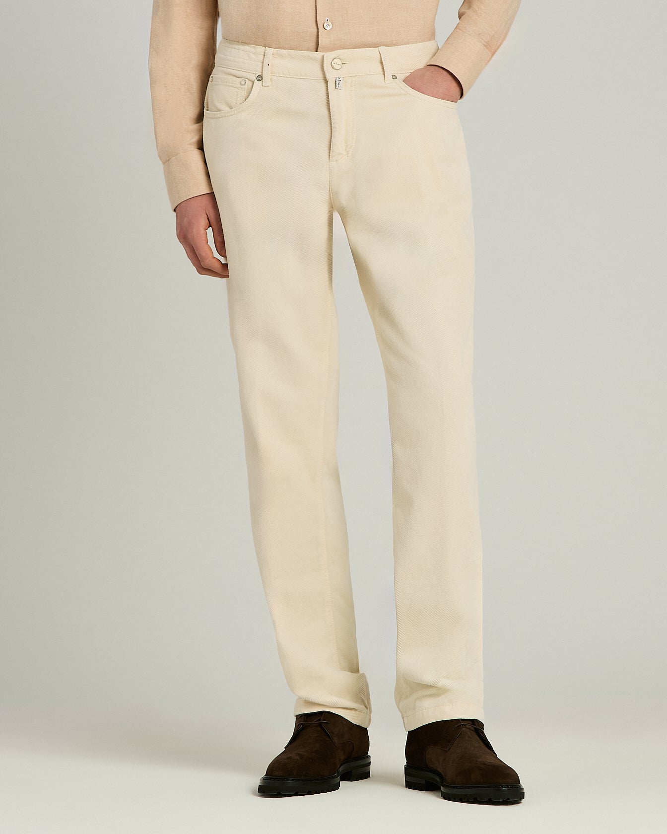 FIVE-POCKET COTTON TROUSERS