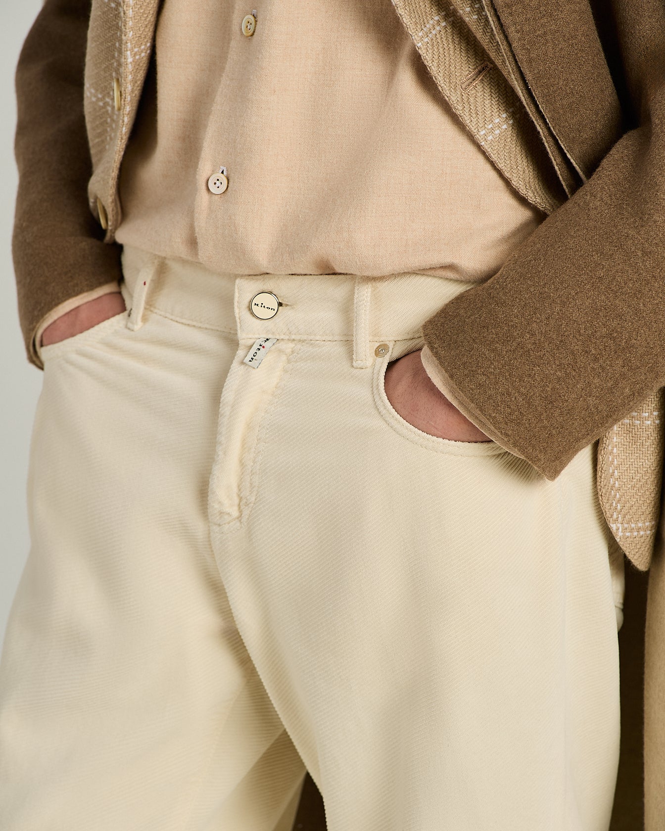 FIVE-POCKET COTTON TROUSERS
