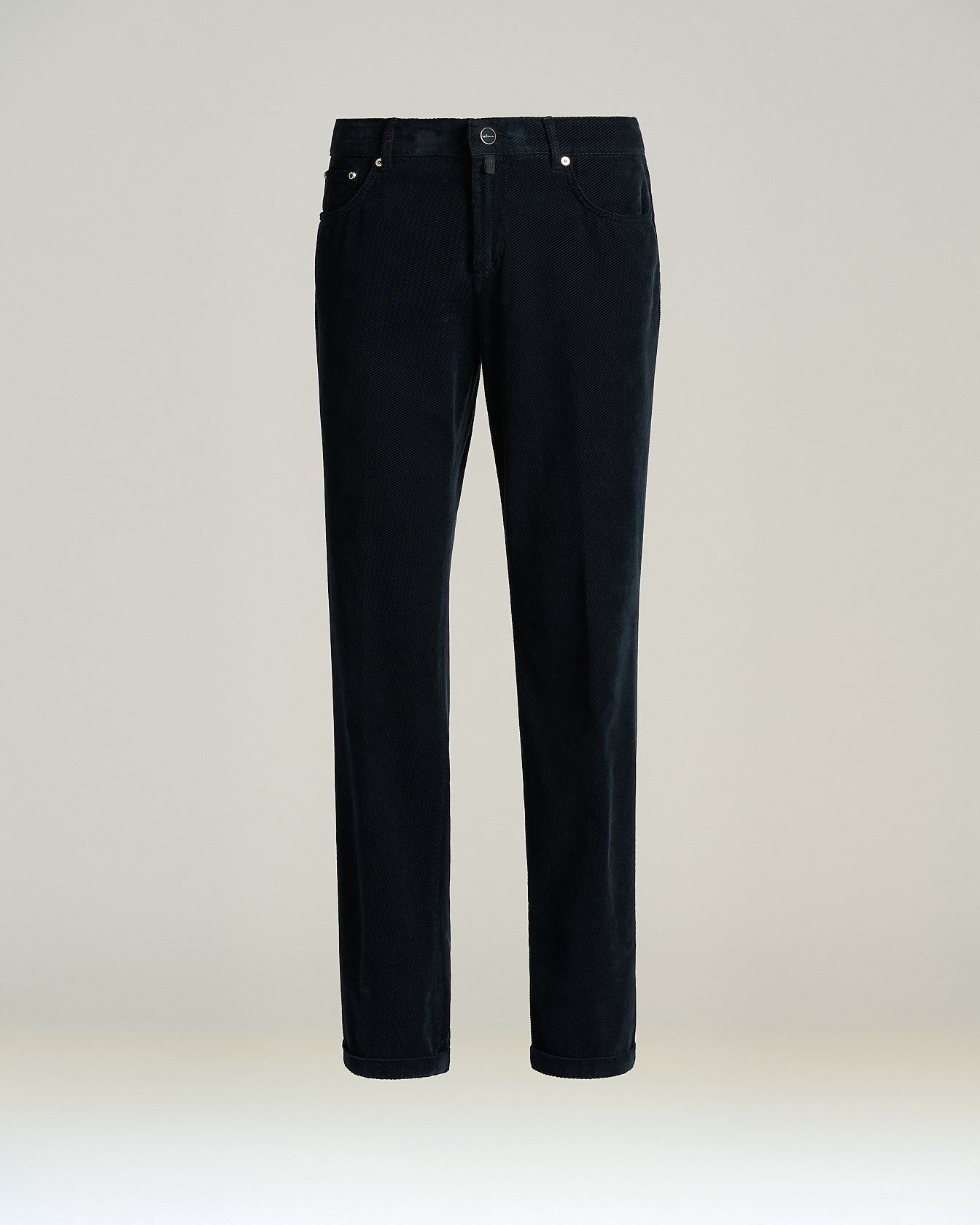 FINE CORDUROY COTTON FIVE-POCKET TROUSERS