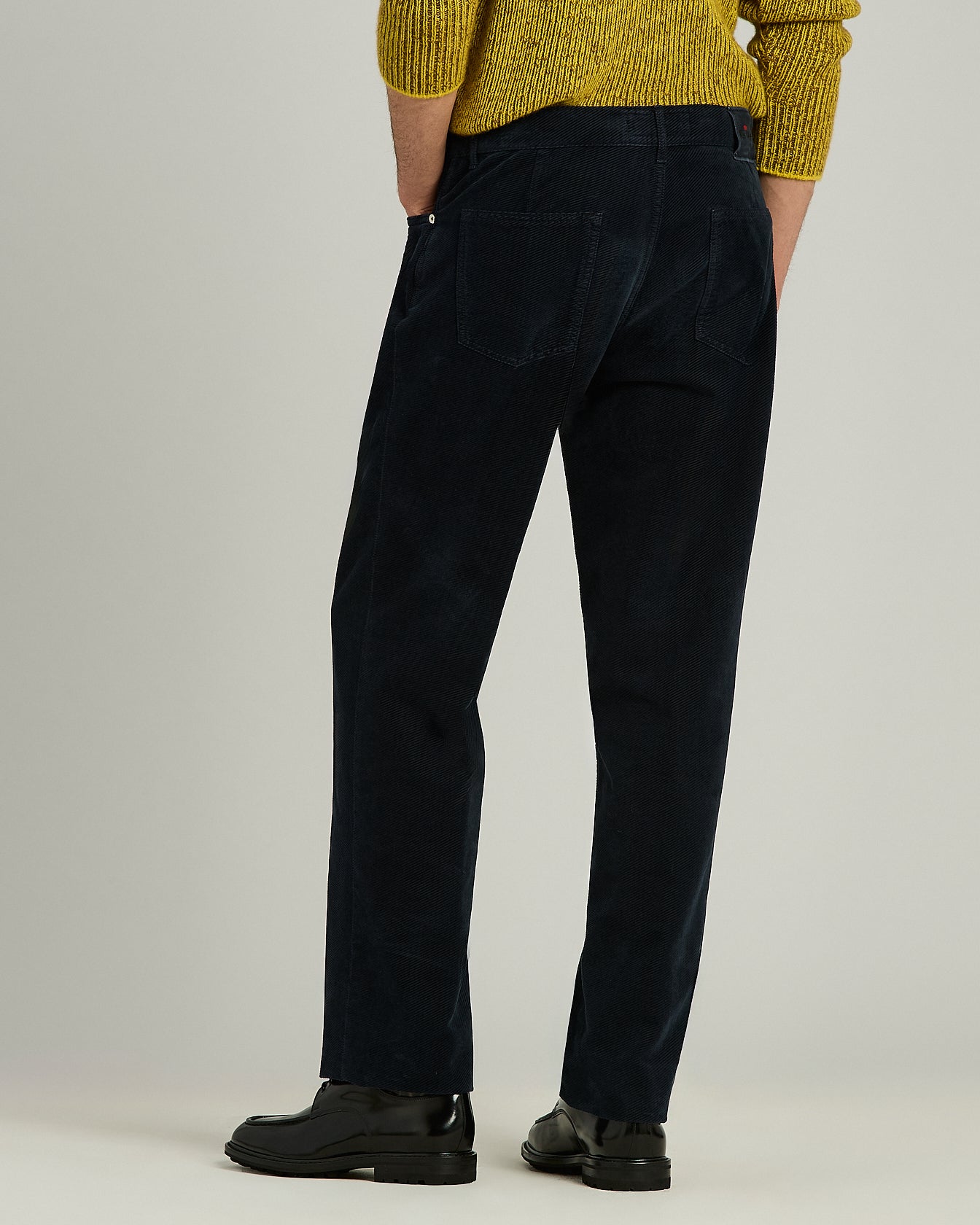 FINE CORDUROY COTTON FIVE-POCKET TROUSERS