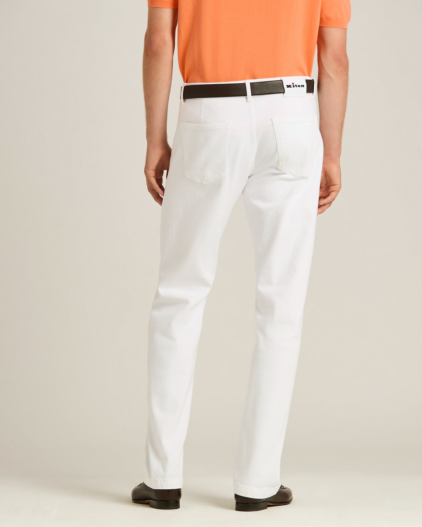 STRETCH COTTON FIVE-POCKET TROUSERS