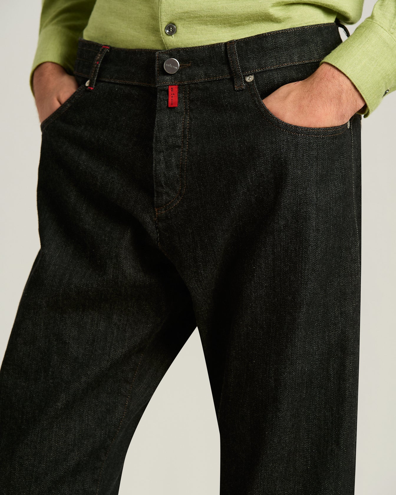STRETCH COTTON TROUSERS