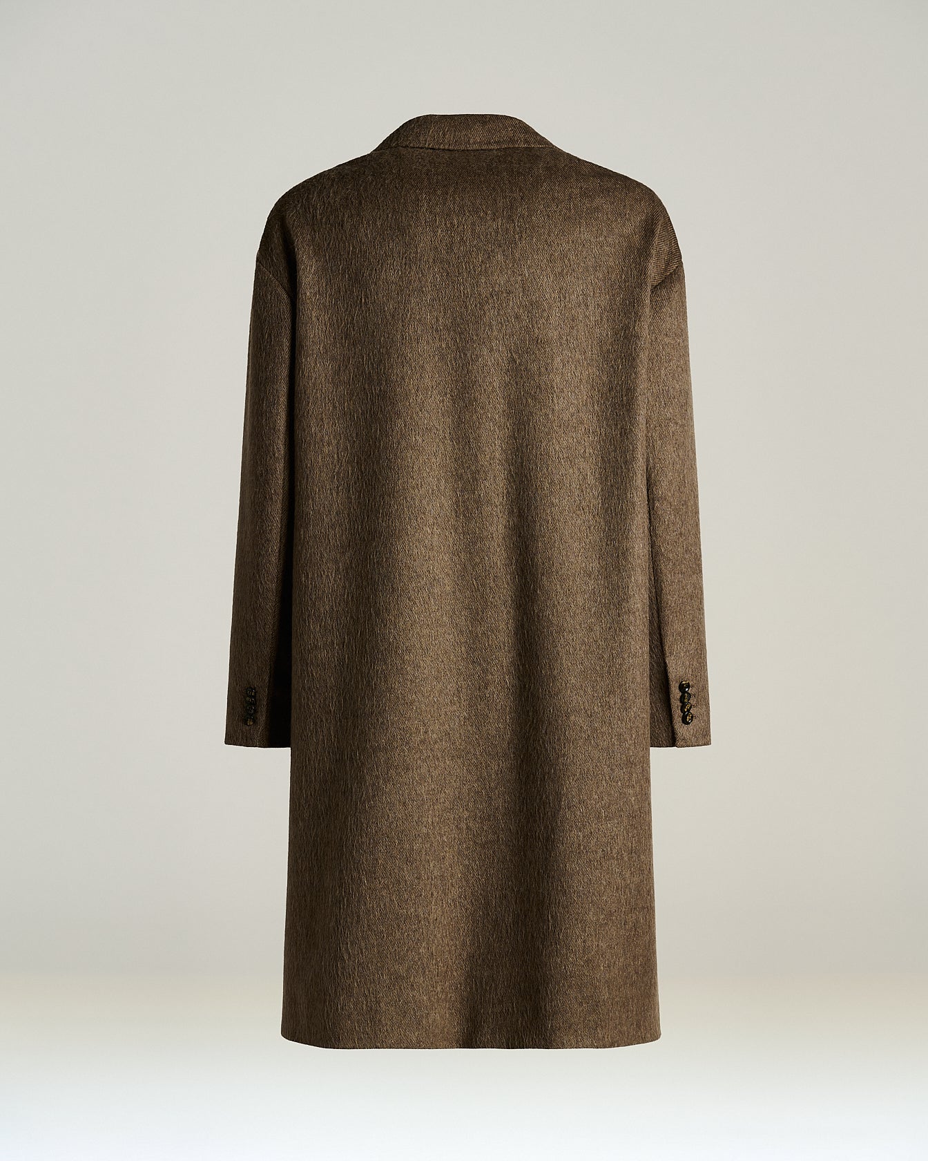 CASHMERE AND WOOL OVERCOAT WITH RELAXED SILHOUETTE
