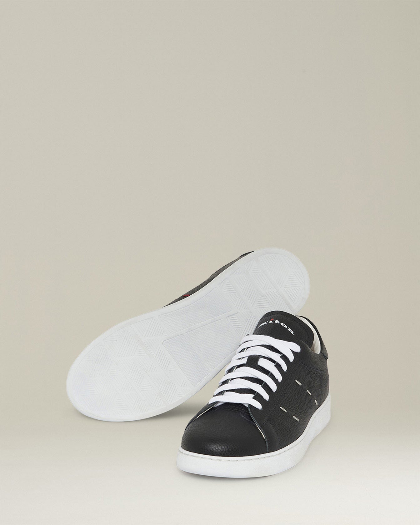 LEATHER ‘STITCHING’ SNEAKERS