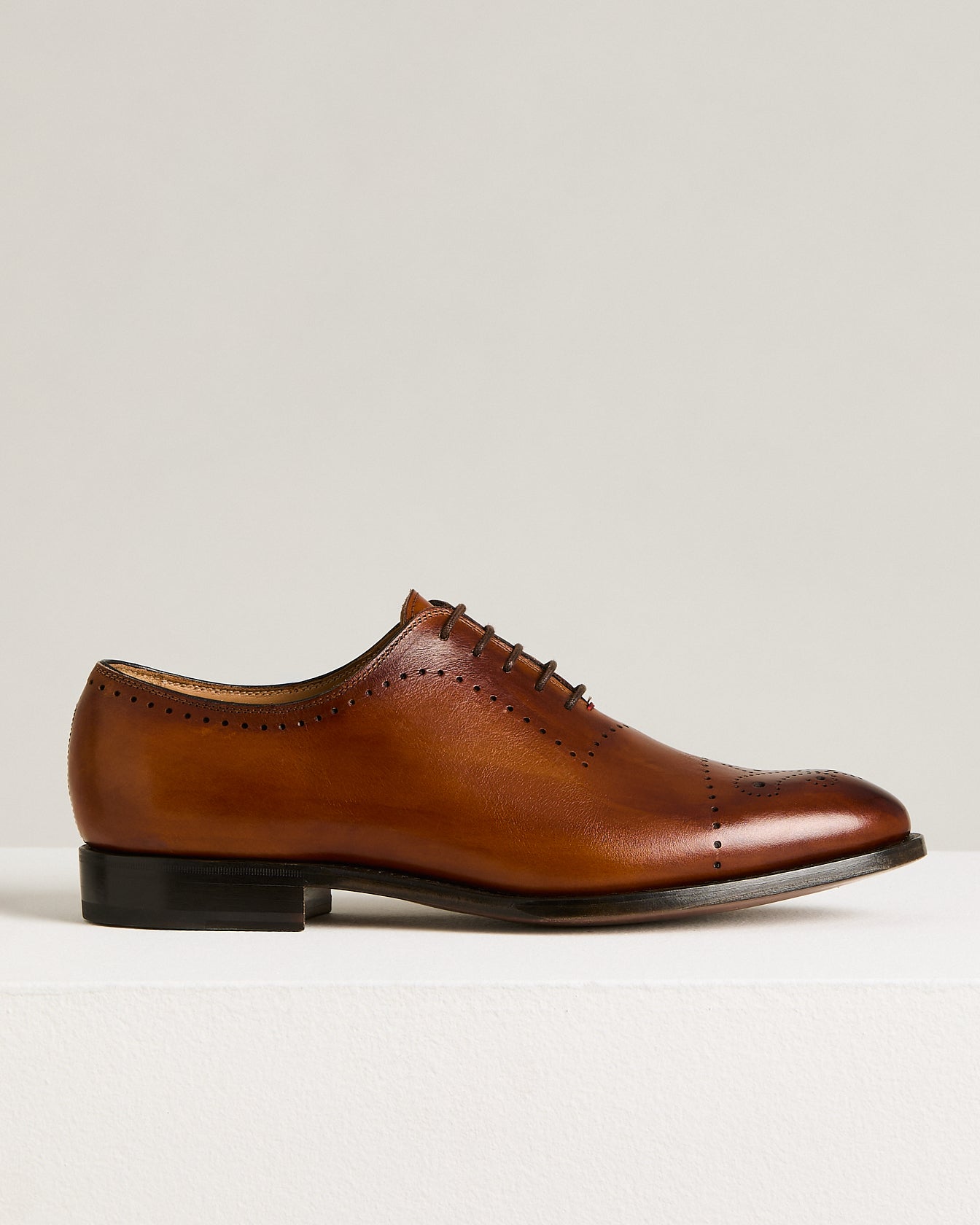 CARAVAGGIO ANTIQUED CALFSKIN SHOE