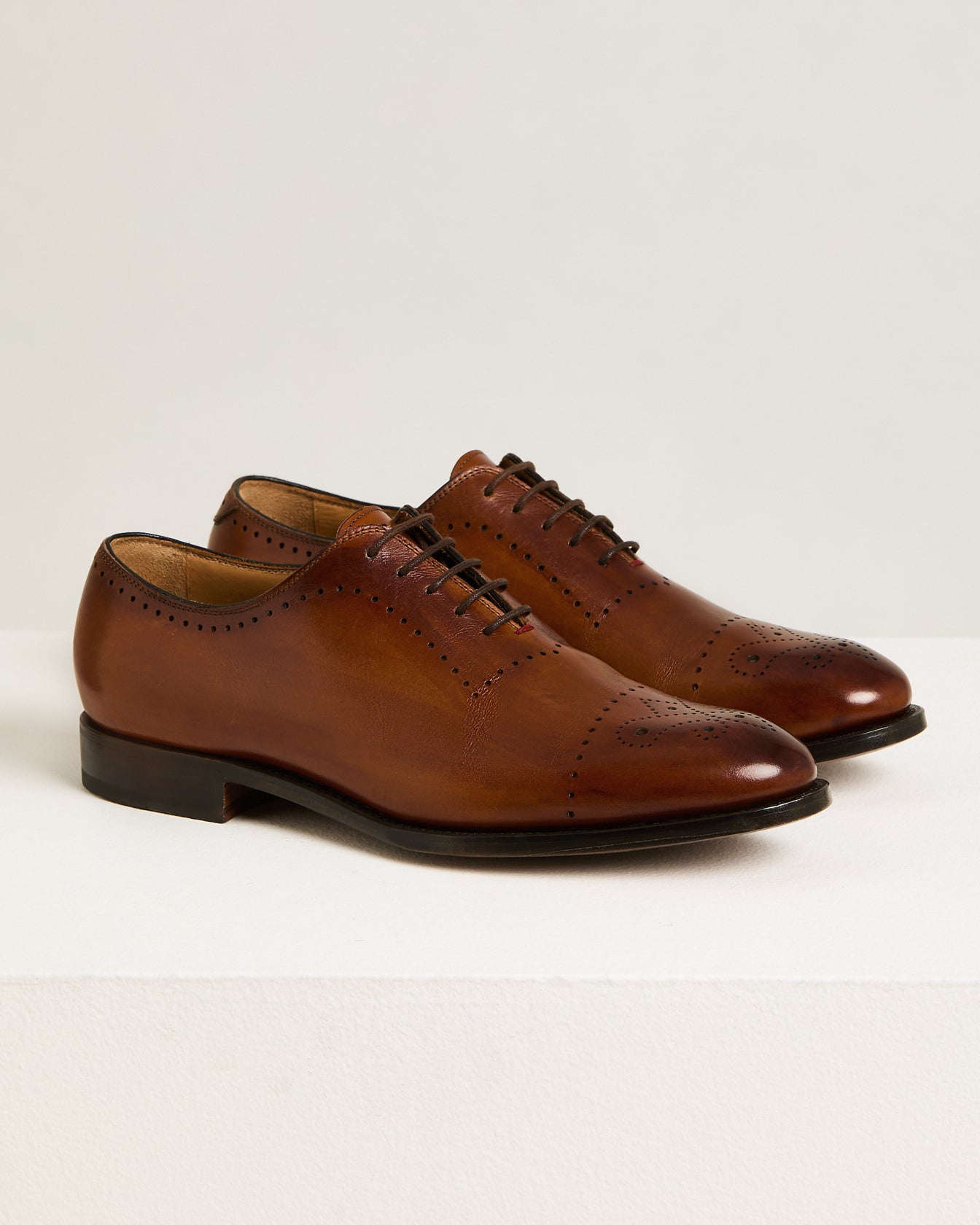 CARAVAGGIO ANTIQUED CALFSKIN SHOE