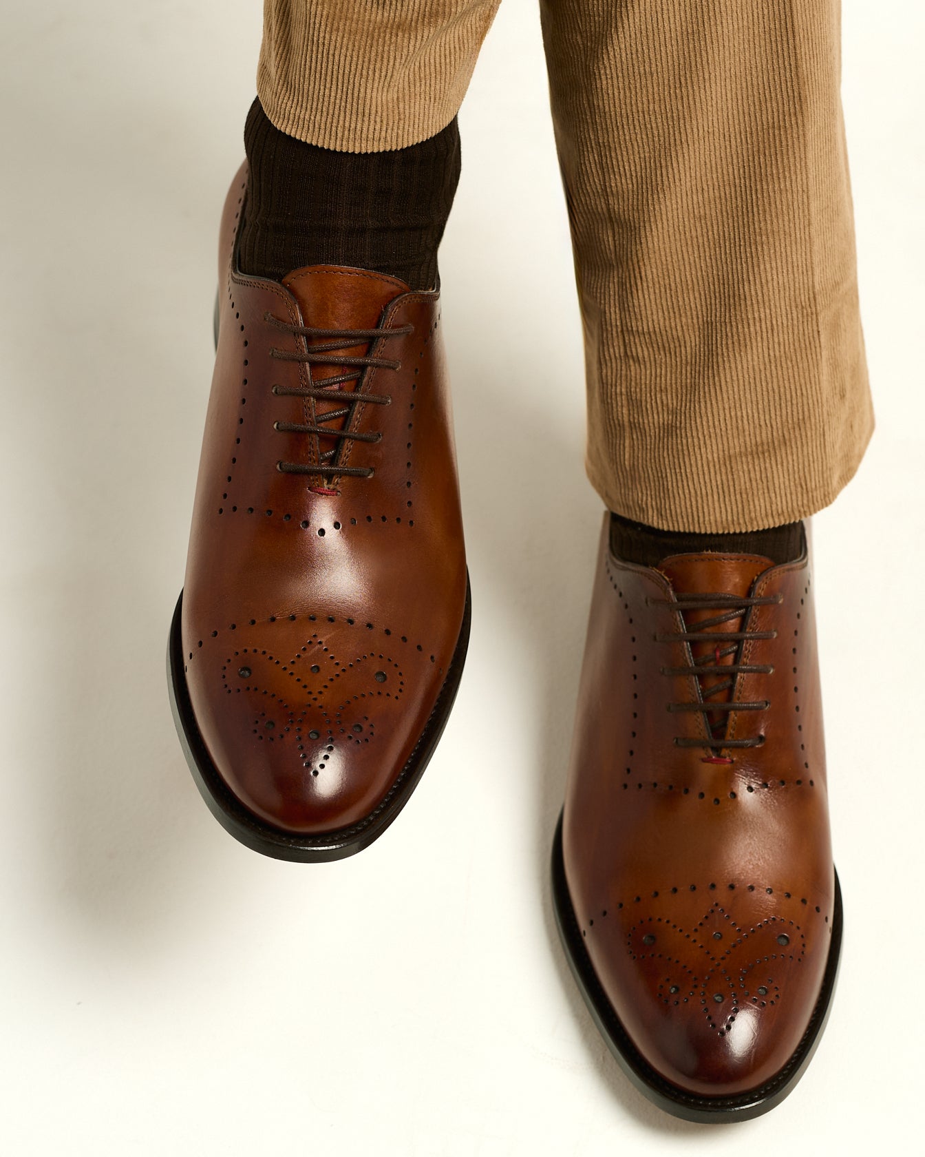 CARAVAGGIO ANTIQUED CALFSKIN SHOE