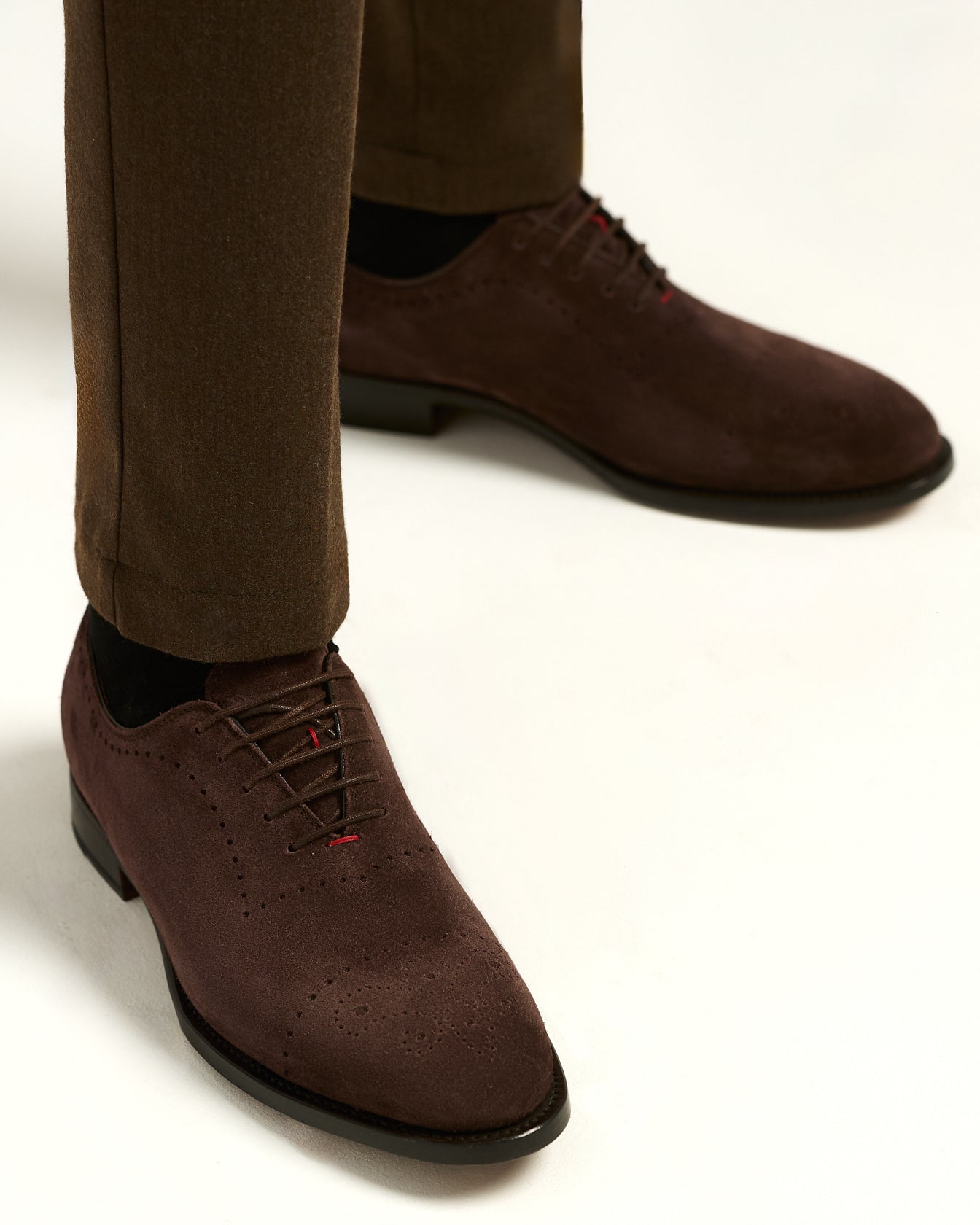 SUEDE CALFSKIN CARAVAGGIO SHOE