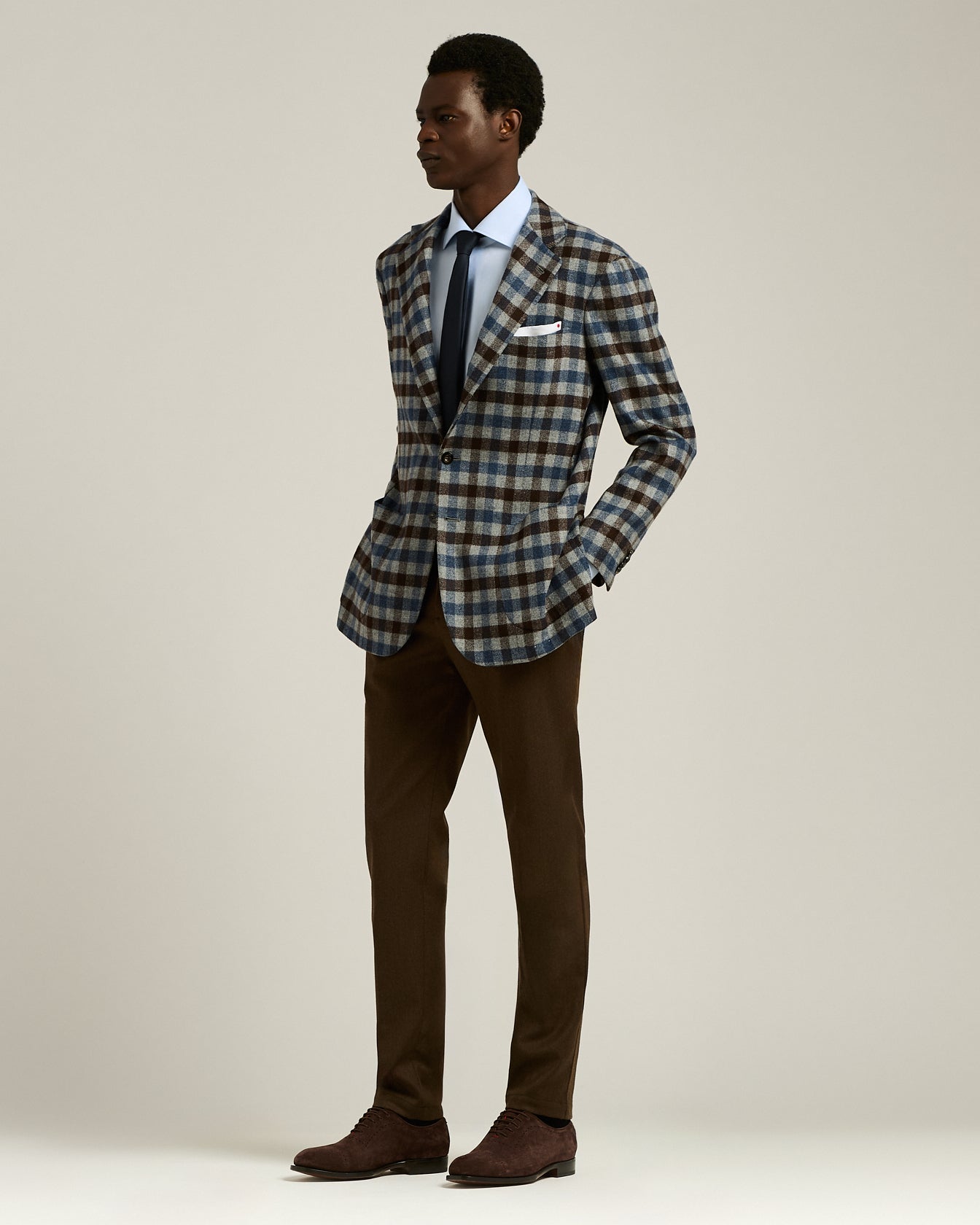 SUEDE CALFSKIN CARAVAGGIO SHOE