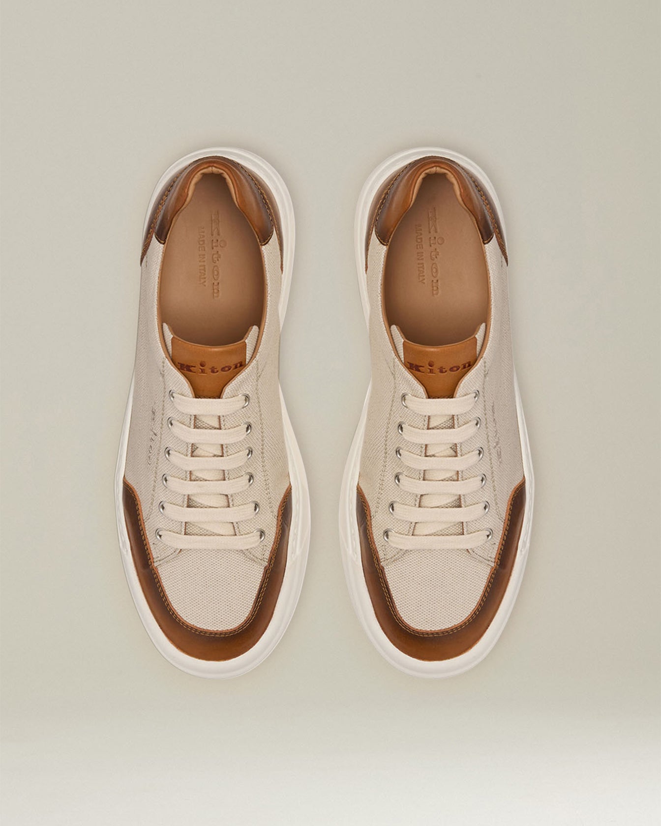 URBAN SNEAKERS WITH LEATHER INSERTS